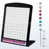 brnym6 board w bend it yourself nose studsw 1.5mm mix crystal