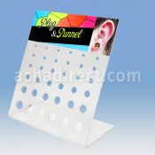dac43 empty display for screw plug flesh tunnel with 36 holes