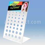 dac55 empty display for screw plug tunnel with 40 holes