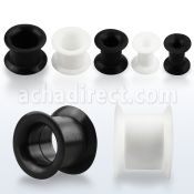 fpsi silicone double flared flesh tunnel 4 20mm