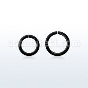 pvd plated surgical steel seamless ring   14g (1.6mm)