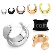 sdp hand polished 316l steel saddle plug