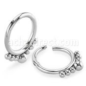 sgsh4 316l steel hinged segment ring multi ball