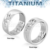 tir9 titanium ring with cut out lizard design