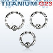ubcr10 titanium g23 ball closure ring with 6mm ball