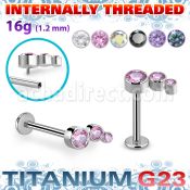 ulbin20xb titanium labret cz descending curve right internal