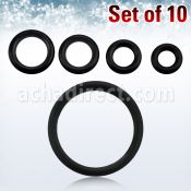 xori pack of 14g rubber o ring with 1 5mm thickness