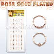 xrsgnh box of silver nose hoops 15 ball 10 endless hoops