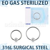 zbcr20s eo gas 316l steel ball closure ring