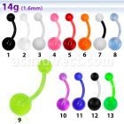 abnuv piercing ombligo acrilico flexible bolas acrilico uv 5 8mm 10mm distribuidor mayorista