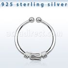 agsep12d anillo septum falso plata 925 1mm alambre balines 12mm venta