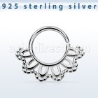 agsepv3 aro septum plata 925 1mm hoja indio 8mm distribuidor mayorista