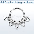 agsepv6 aro septum plata 925 1mm corazon indio 8mm venta