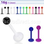 albevb labret acrilico flexible bola uv 3mm al por mayor