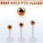 albttb3 labret bio flex bola acero pvd oro rosa 3mm distribuidor mayorista