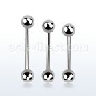 bb20 barbell acero quirurgico bolas 3mm al por mayor