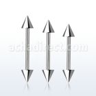 bb20cn barbell ceja helix acero quirurgico conos 3mm distribuidor