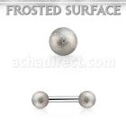 bbefo3 barbell ceja helix acero quirurgico bolas acero esmerilado 3mm al por mayor