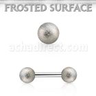 bbefo5 barbell ceja helix acero quirurgico bolas acero esmerilado 5mm distribuidor