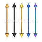 bbeitcn barbell industrial acero quirurgico anodizado conos 4mm venta