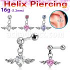 bber1 barbell helix acero quirurgico bolas 4mm corazon alas cristal colgado distribuidor mayorista