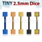 bbetdi25 barbell ceja acero quirurgico dados 2 5mmm venta