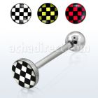 bbfche barbell lengua acero quirurgico logo cuadros 16mm distribuidor