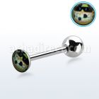 bbfsmg barbell lengua acero quirurgico logo cara sonrisa gafas sol 16mm al por mayor