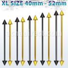 bbitcnxl barbell industrial acero qirurgico extra largo pvd conos 5mm distribuidor mayorista