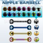 bbnpt5c barbell pezon acero quirurgico anodizado bolas multi joya 5mm distribuidor