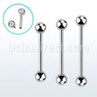 bbsin barbell lengua acero quirurgico bolas 5mm rosca interna mayorista