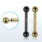 bbt10 barbell lengua acero 316l pvd 2 5mm bolas rosca interna 6mm al por mayor