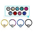 bcetc4s aro bola presion acero quirurgico pvd bola cierre 4mm cristal bisel distribuidor