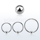 bcr14ml aro bola presion diametro acero 316l bola 5mm hendiduras usar como arete al por mayor