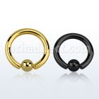 bcrt10 aro bola presion acero quirurgico pvd negro 2 5mm bola 6mm al por mayor