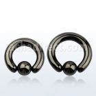 bcrt2 aro bola presion acero quirurgico pvd negro 6mm bola 10mm al por mayor