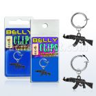 blcp631k piercing falso clip ombligo miniatura ak47 negro 1 pieza distribuidor