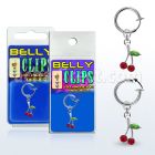blcpch10 piercing falso clip ombligo cerezas cristal s 1 pieza mayorista