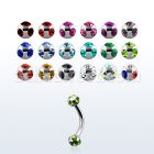 bnec3 banana acero quirurgico bolas multi joya 3mm distribuidor mayorista