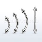 bnecn25 banana ceja acero quirurgico conos 2 5mm distribuidor