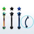 bnetsr banana ceja acero 316l anodizado estrella cristal lado bola 3mm 8mm distribuidor mayorista