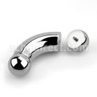 bnpb banana acero quirurgico piercing principe alberto bolas rosca interna 19mm distribuidor