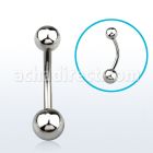 bns piercing ombligo acero quirurgico bola acero liso 5mm e 6mm distribuidor mayorista