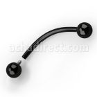 bntpb banana acero 316l pvd negro bolas rosca interna piercings principe alberto 19mm distribuidor mayorista