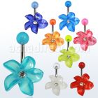 bnuvfl11 piercing ombligo acero quirurgico glor acrilica cristal centro bola acrilica distribuidor mayorista