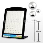 brmnyb display 120 piercing nariz doblar tu mismo plata esterlina 925 0 6mm 1 5mm bola 2mm redonda 2mm venta