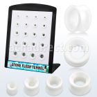 brpg189 display 20 dilatadores tunel doble flare marfil 2g 916 6mm 14mm venta por mayor