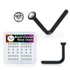 bxa2 caja display piercing nariz l acrilico transparente cristal claros 2mm distribuidor mayorista