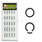 bxsgt1 display 25 aros segmento pvd negro diametro 8mm 10mm venta