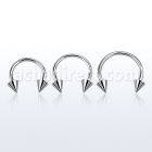 cbcn barbell circular acero quirurgico conos 5mm al por mayor